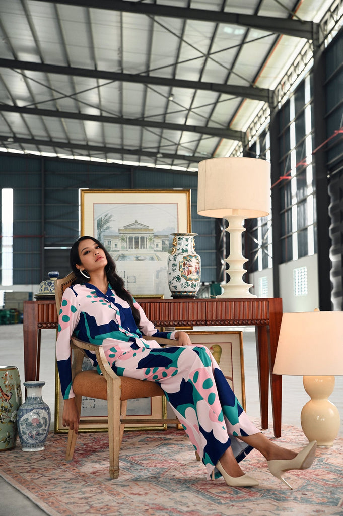 The Glow Women Petals Kebaya Set - Sunshine