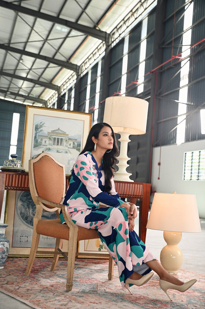 The Glow Women Petals Kebaya Set - Sunshine