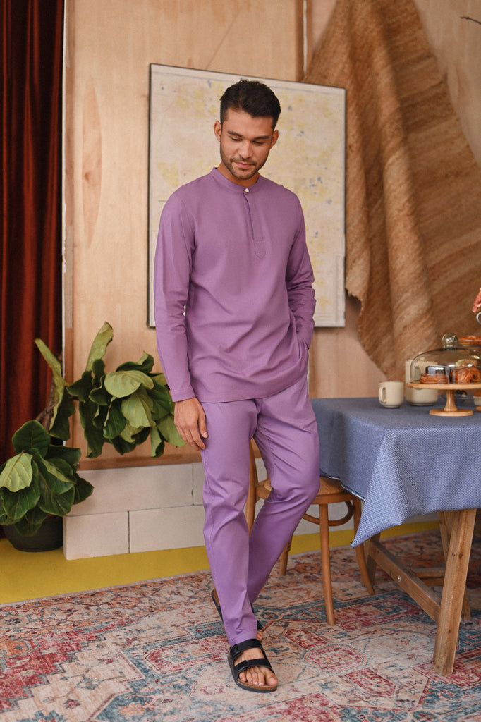 The Perfect Men Slim Fit Pants - Purple