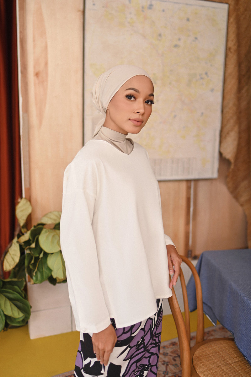 Semi v-shape women blouse