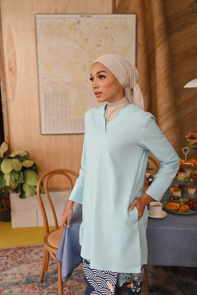 Side Pocket Kurung Blouse