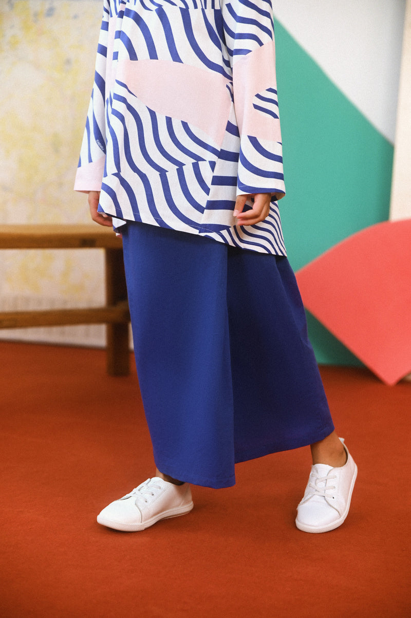 long skirt royal blue