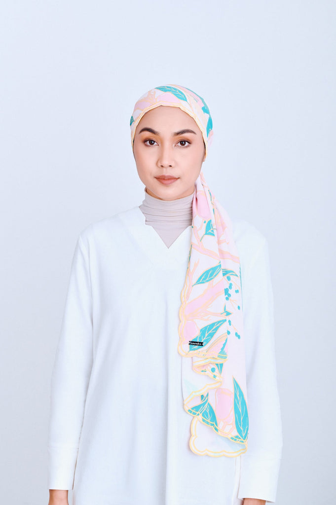 The Glow Women Scallop Shawl - Orchard