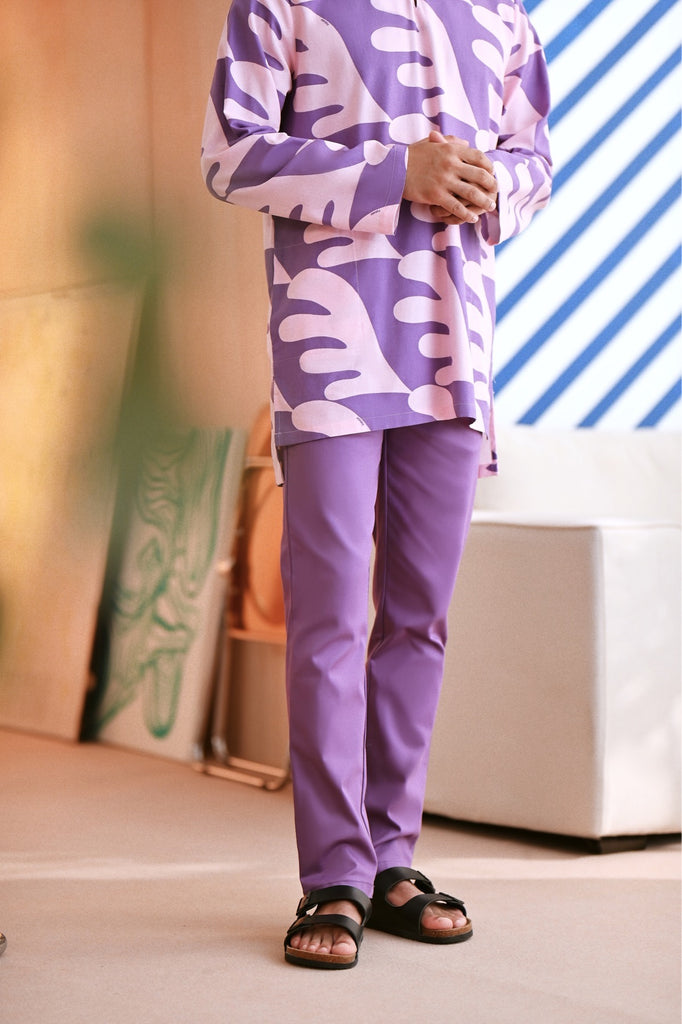 The Perfect Men Slim Fit Pants - Purple
