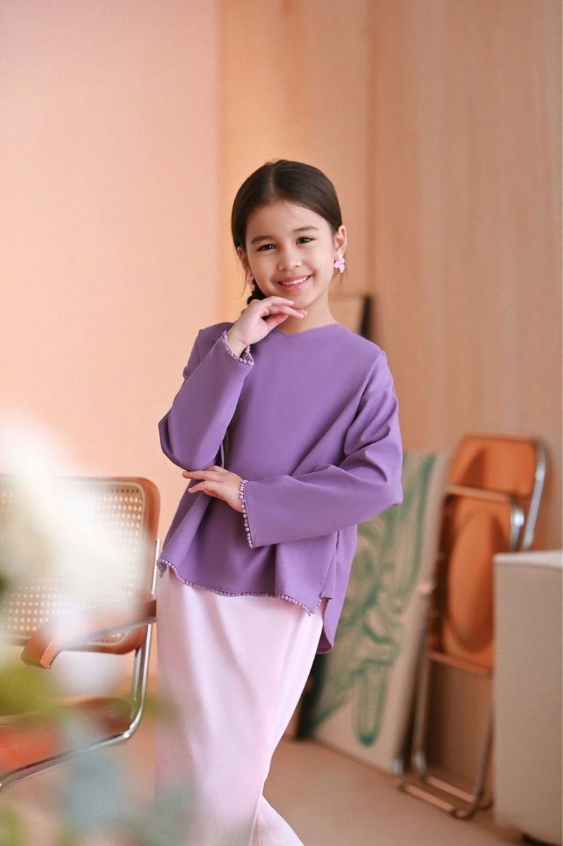The Maraton Glow Blouse - Purple