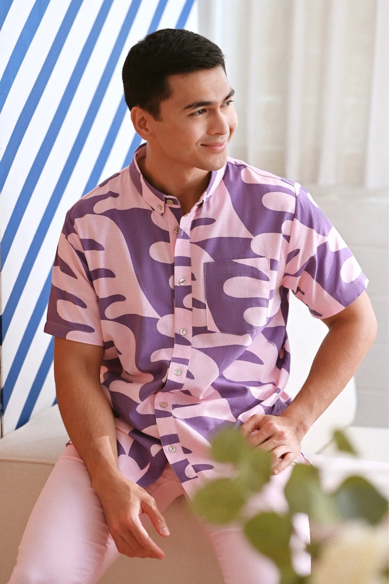 The Maraton Men Batik Shirt - Freedom