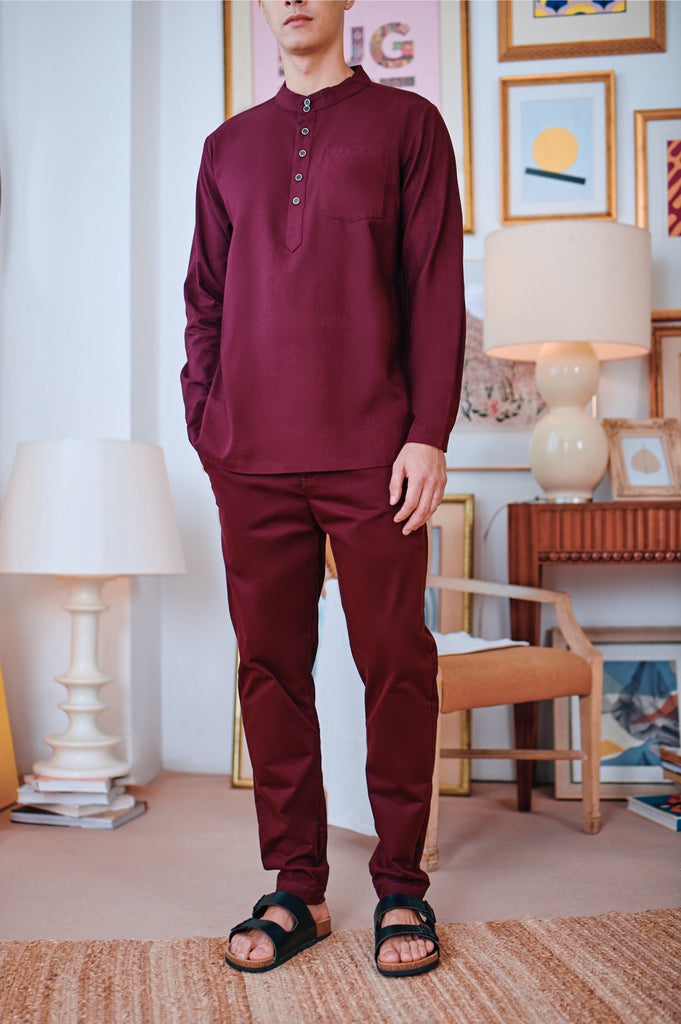 The Perfect Men Slim Fit Pants - Mangosteen