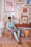 The Narik Men Baju Melayu - Tiffany Blue