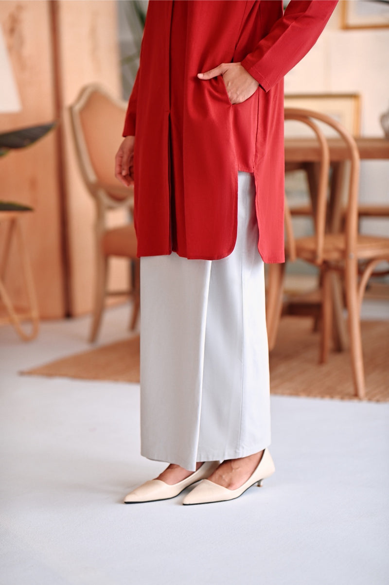 kain lipat depan kelabu cair dewasa