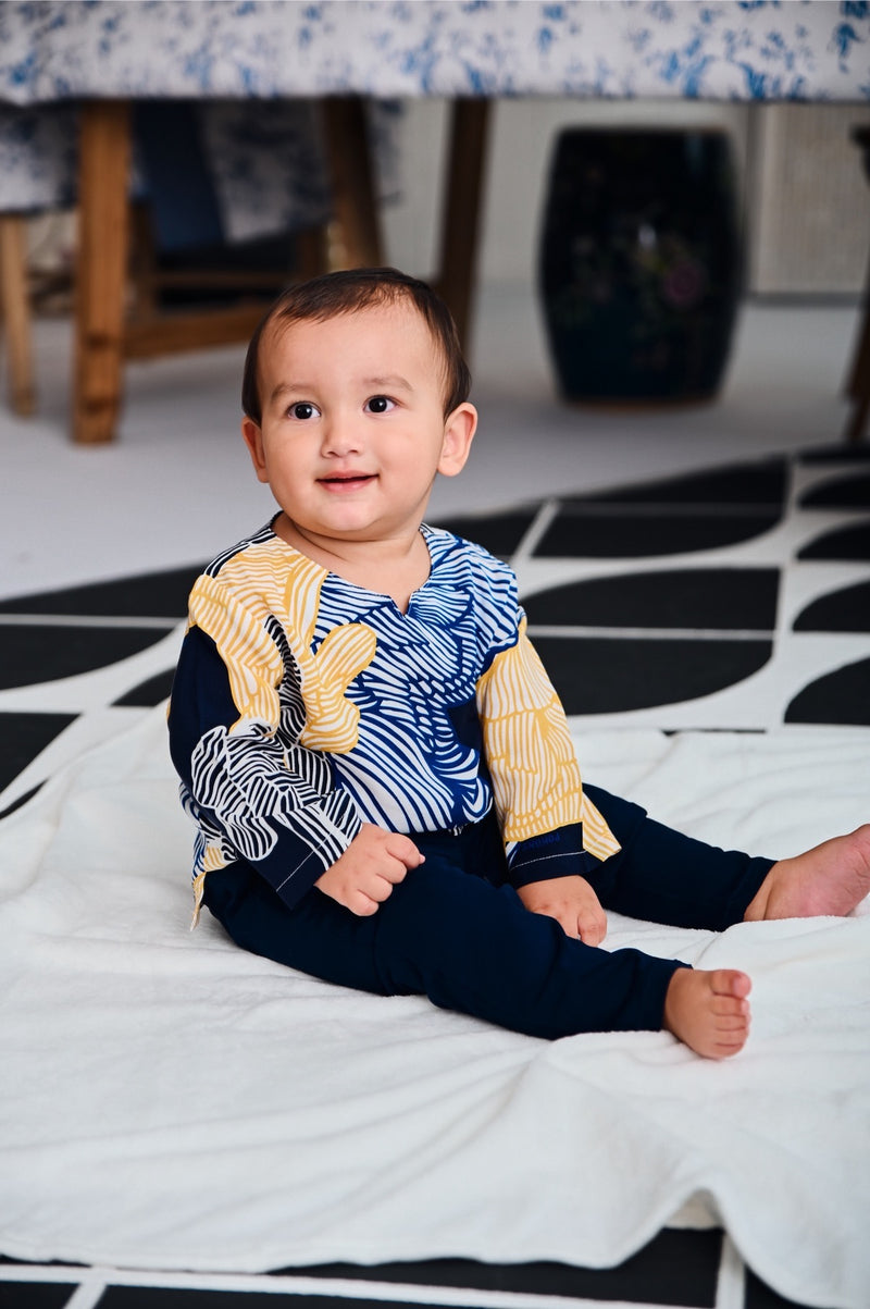 The Evergreen Babies Kurta - Ridge