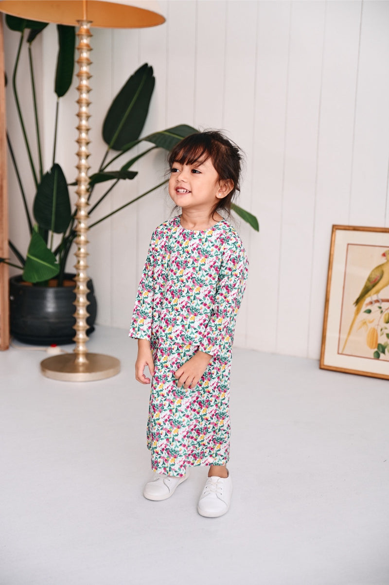 The Evergreen Babies Kurung - Botanical