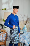 The Evergreen Men Baju Melayu Top - Classic Blue