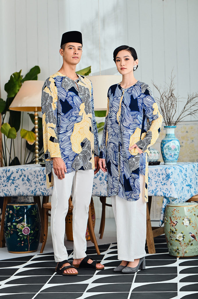 The Evergreen Men Pesak Kurta - Ridge