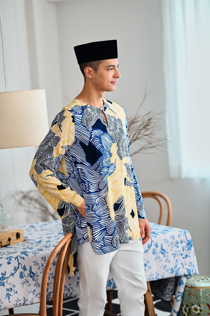 The Evergreen Men Pesak Kurta - Ridge