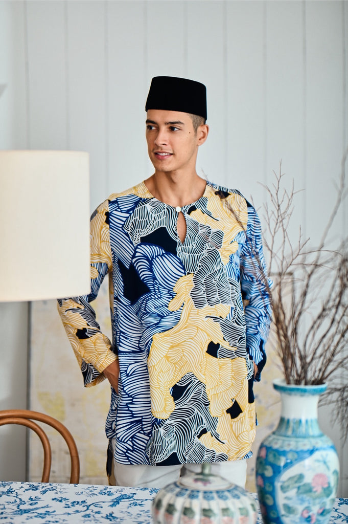 The Evergreen Men Pesak Kurta - Ridge