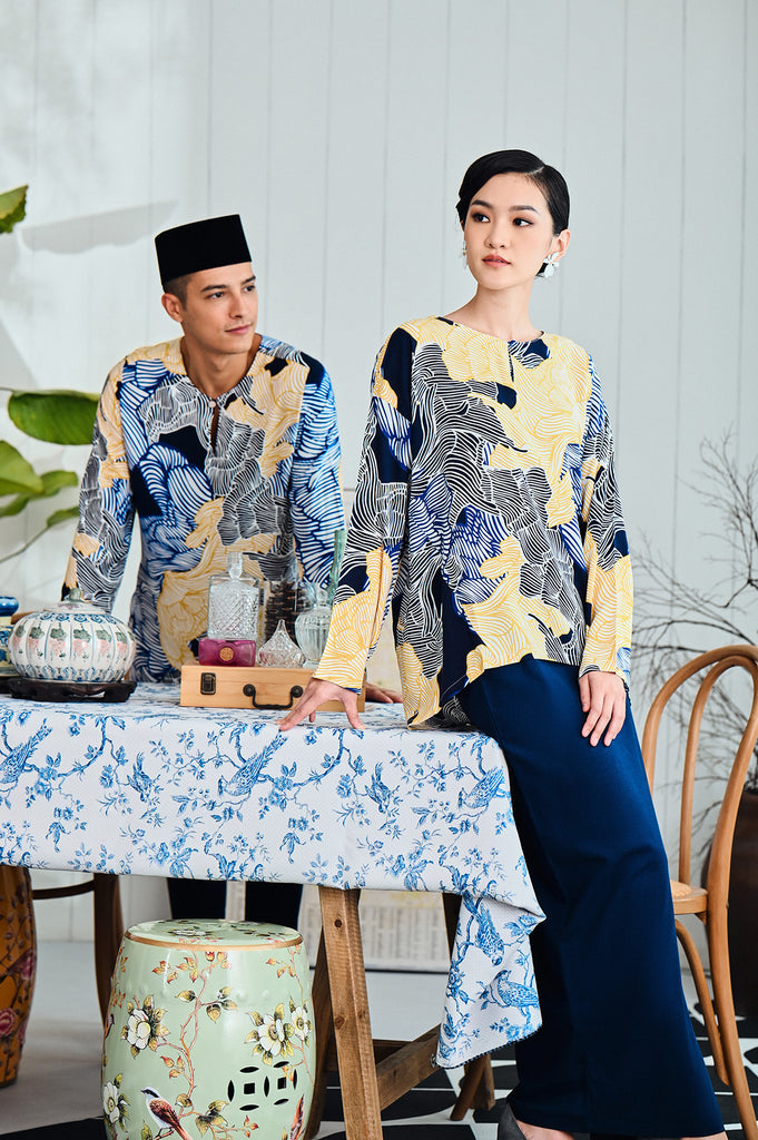 The Evergreen Men Pesak Kurta - Ridge
