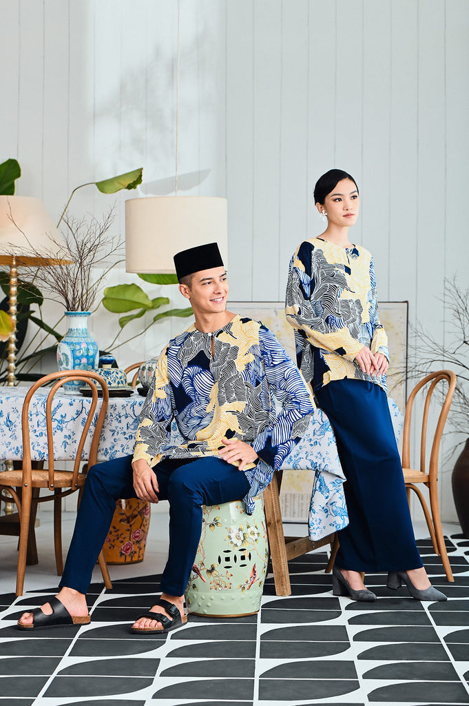 The Evergreen Men Pesak Kurta - Ridge