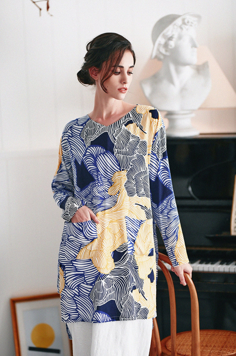 The Saat Kita Women Grace Tunic - Ridge