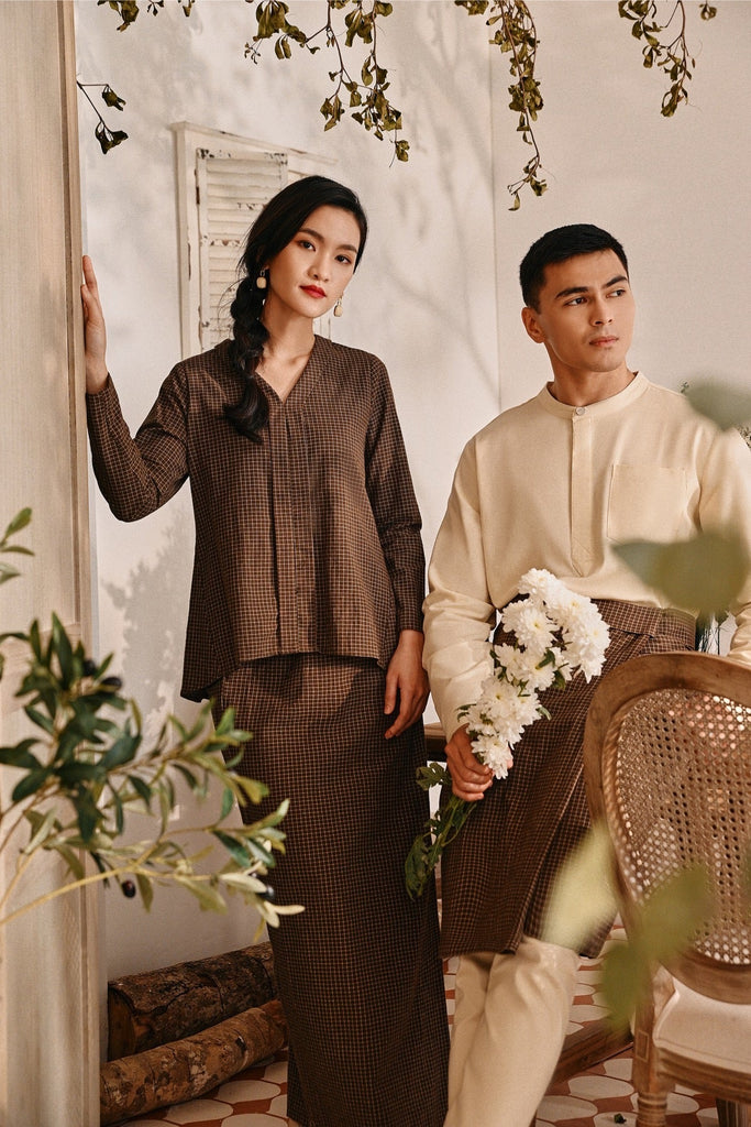 The ORI Instant Men Samping - Complete Brown Checked