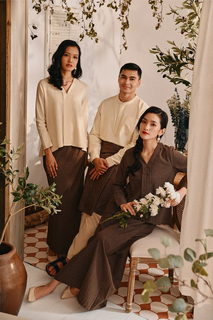 The ORI Instant Men Samping - Complete Brown Checked