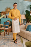 The Tanam Men Baju Melayu Top - Dijon Mustard