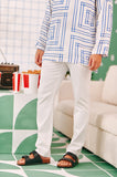 The Perfect Men Slim Fit Pants - White