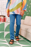 The Perfect Men Slim Fit Pants - Blue West