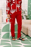 The Perfect Men Slim Fit Pants - Crimson Red