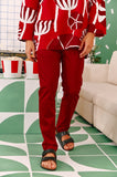 The Perfect Men Slim Fit Pants - Maroon