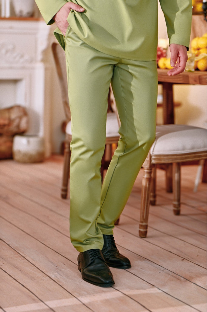 The Perfect Men Slim Fit Pants - Lawn Green
