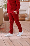 The Perfect Slim Fit Pants - Maroon
