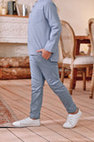 The Perfect Slim Fit Pants - Light Pigeon Blue