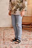 The Perfect Men Slim Fit Pants - Light Pigeon Blue
