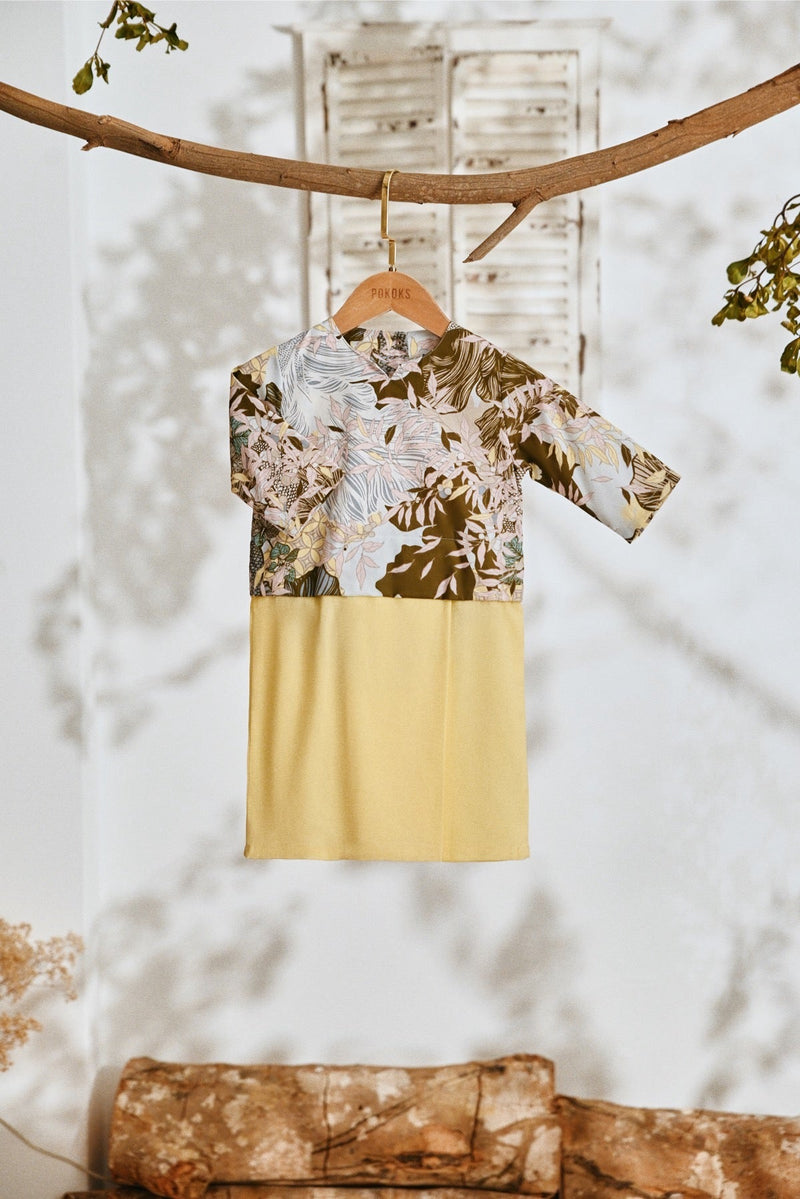The Lembah Babies Kurung - Light Yellow