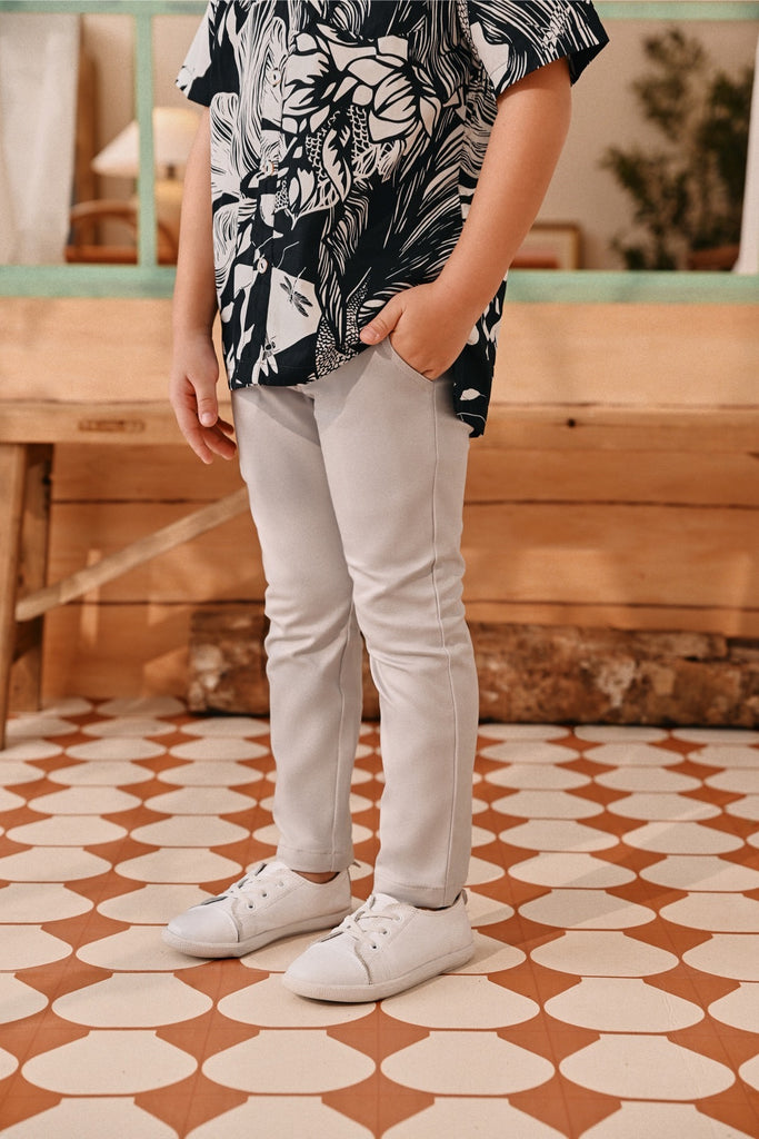 The Perfect Slim Fit Pants - Light Grey