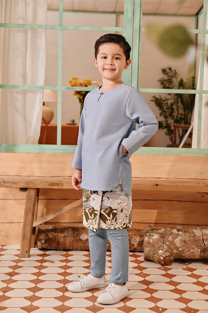 The Perfect Slim Fit Pants - Light Pigeon Blue