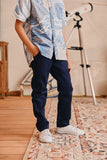 The Perfect Slim Fit Pants - Navy Blue