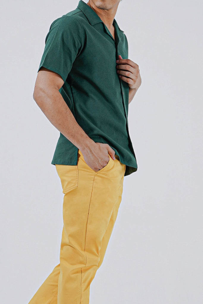 The Perfect Men Slim Fit Pants - Mustard