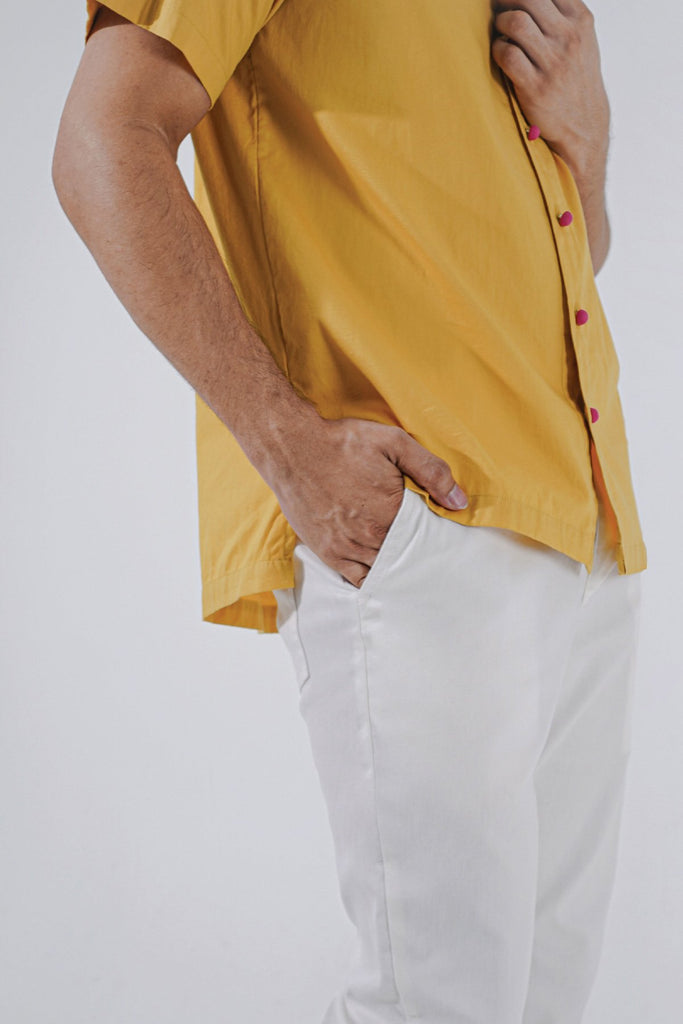 The Perfect Men Slim Fit Pants - White