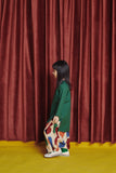Dark Green Kurung Blouse match skirt