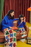 Parent-Child Royal Blue Blouse