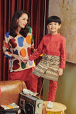Brown Red Colour Baju Melayu