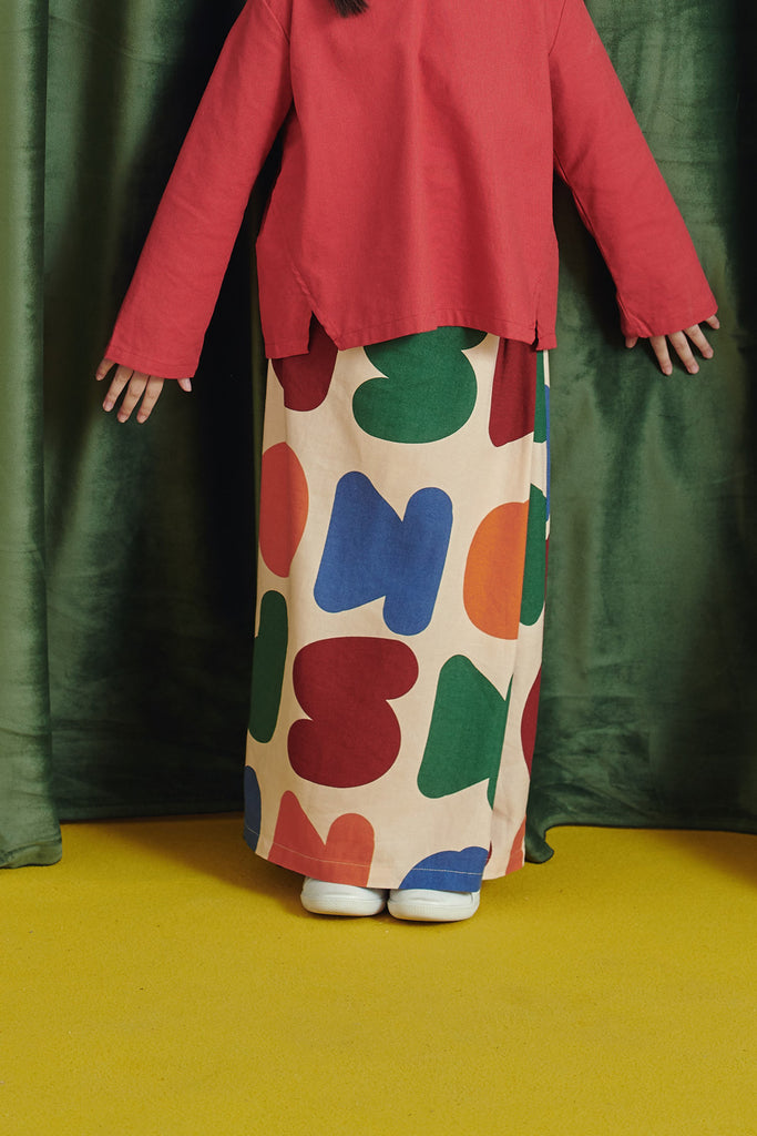 Folded skirt