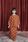 The Spring Folded Back Blouse - Sunrise Print