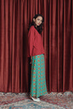 Women Blouse matching Spring Garden Print Skirt