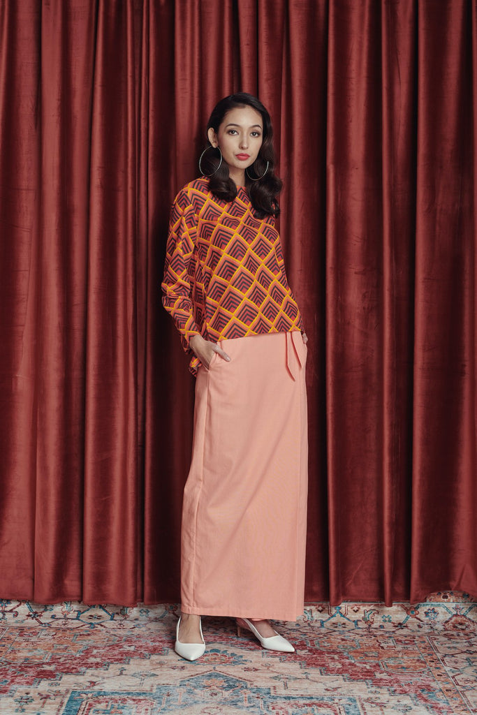 Simple Belted Skirt