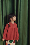 The Rona Box Pleat Blouse - Terracotta