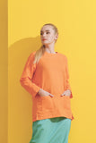 Women Yoke Blouse with pocket
