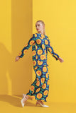 Sinar - Printed Women Yoke Blouse with Folded Skirt