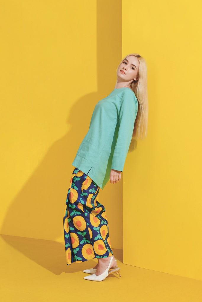 Tiffany Green Colour Women Blouse